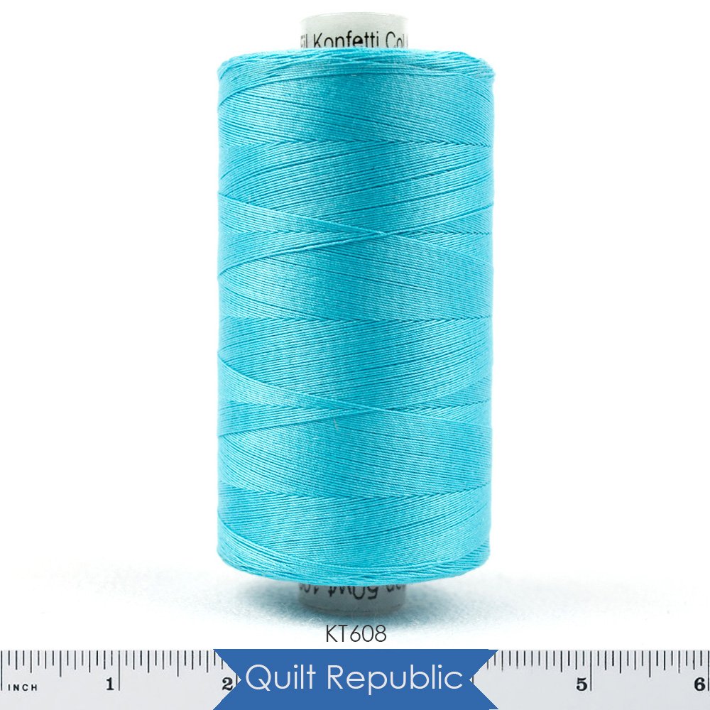 Wonderfil Threads Konfetti Medium Peacock Blue
