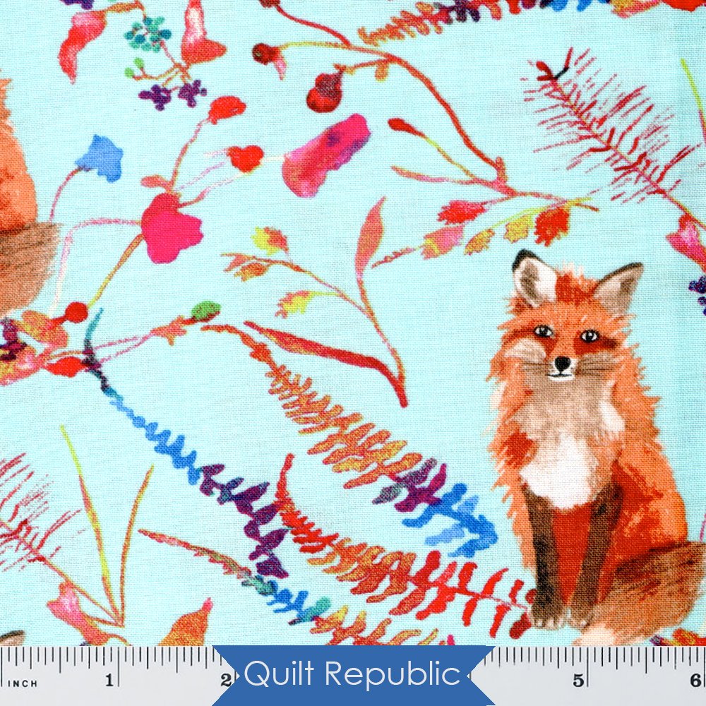 Windham Fabrics Fox Wood Curious Fox Capri