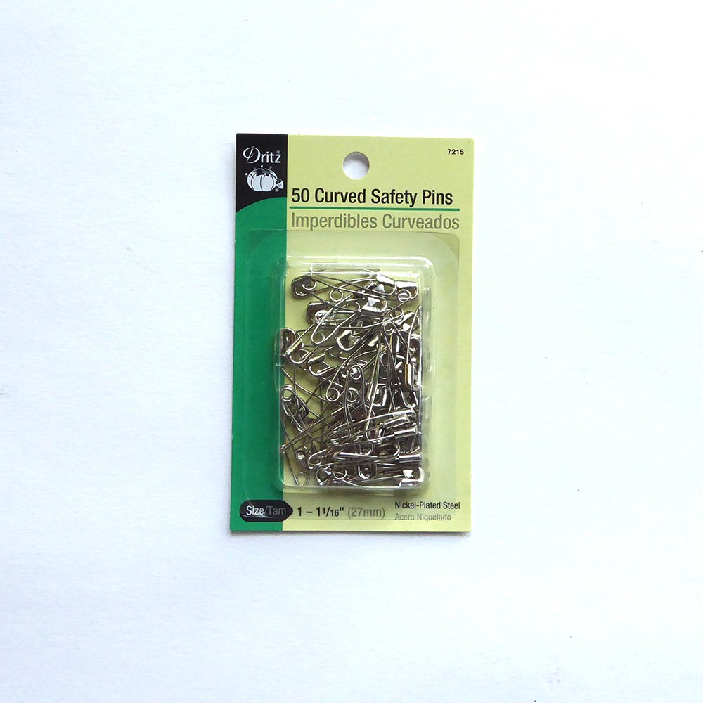 Dritz Curve Safety Pin 1 1/16 Inch Size 1