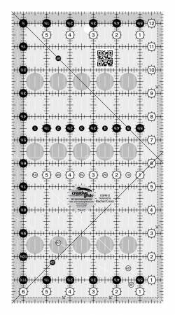 Creative Grids Quilt Ruler  6.5" x 12.5"