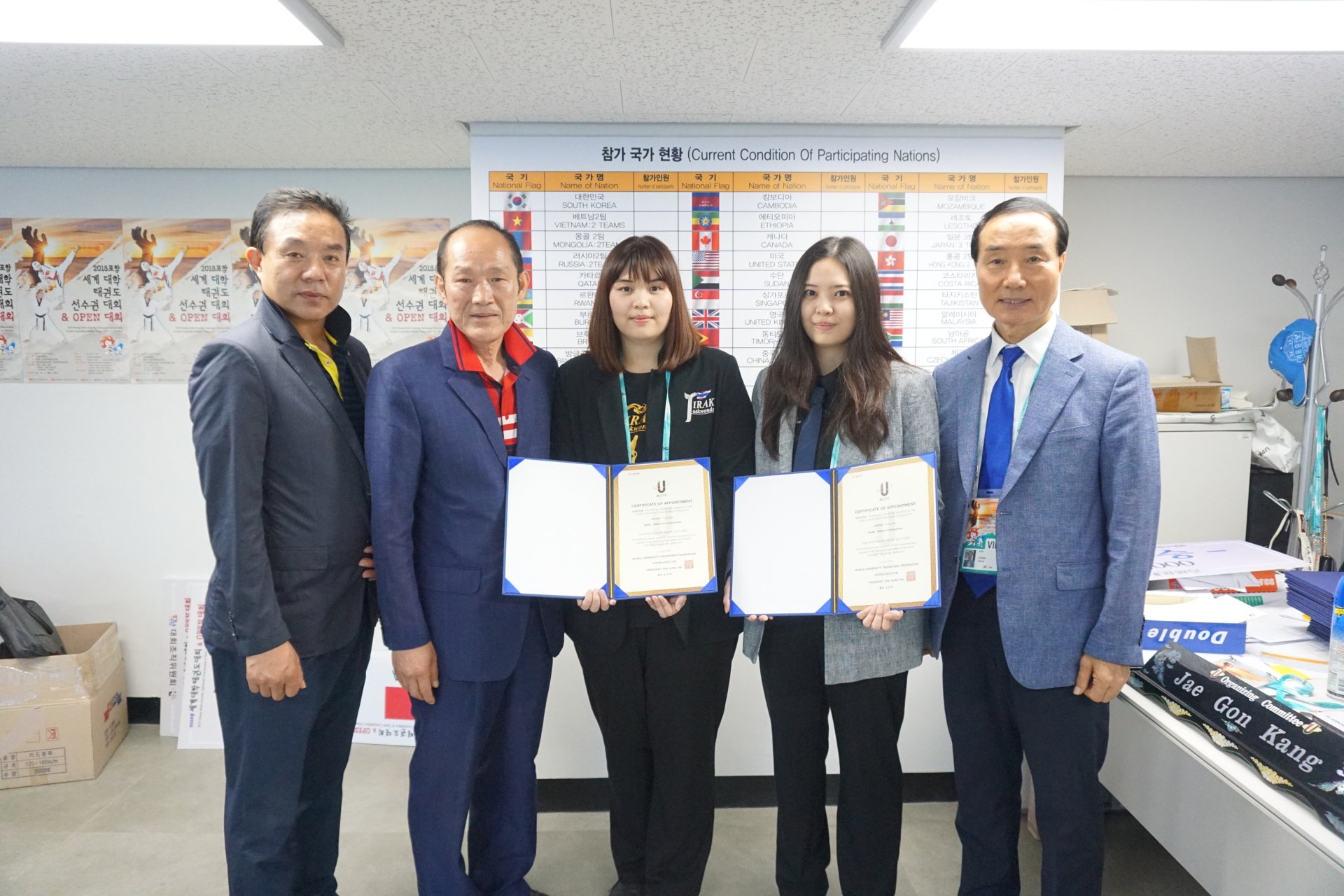 World University Taekwondo Competition Pohang, Korea 2018