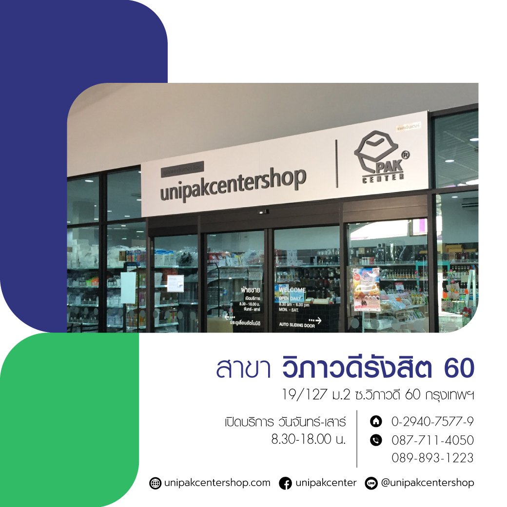 MAP : UNIPAK CENTER  (VIBHAVADI RANGSIT 60)