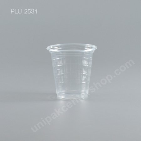 แก้ว ถ้วยน้ำดื่ม 6 oz. PP ลาย เกล็ดแก้วใส ปาก 75mm