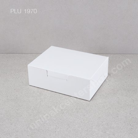 กล่องกระดาษสแน็ค สี่เหลี่ยมผืนผ้าขาว