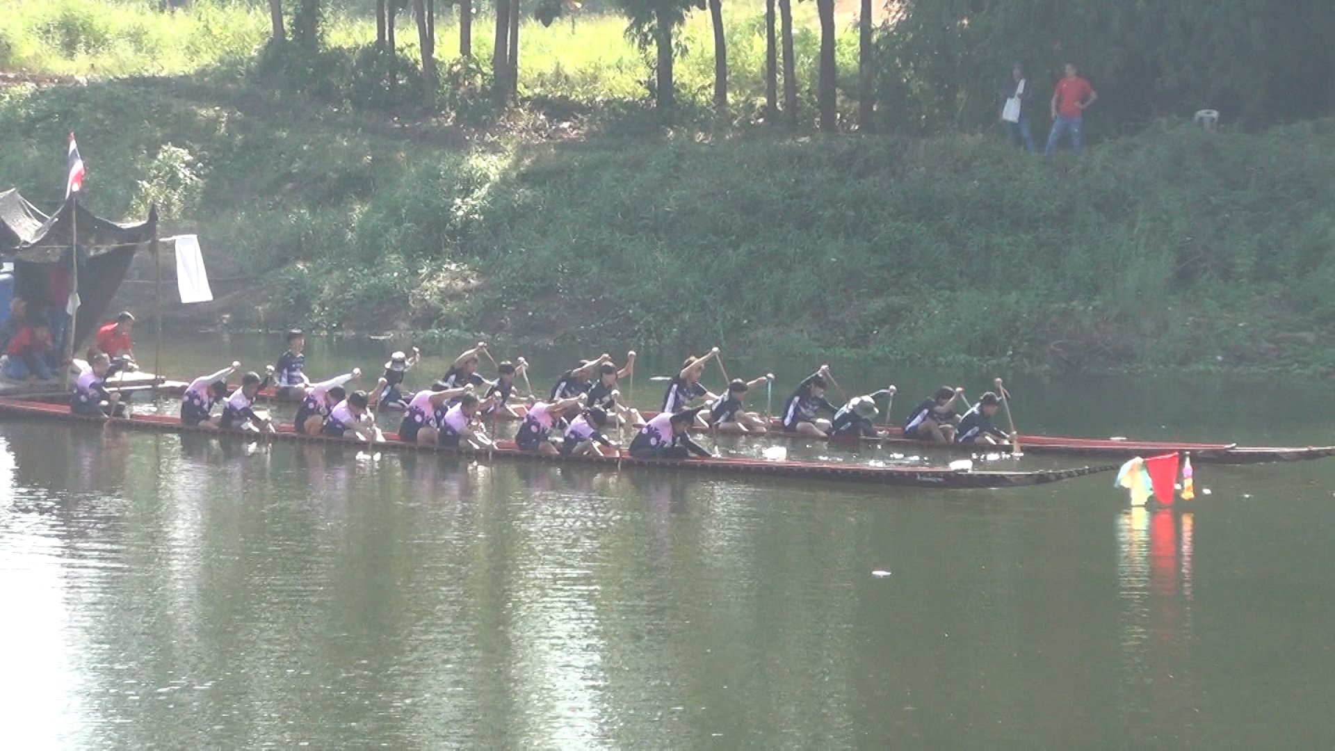 พาชมแข่งเรือยาวเหนือลำน้ำจาง-แห่งเดียวในลำปาง-ชาวบ้านร่วมงานคึกคัก 