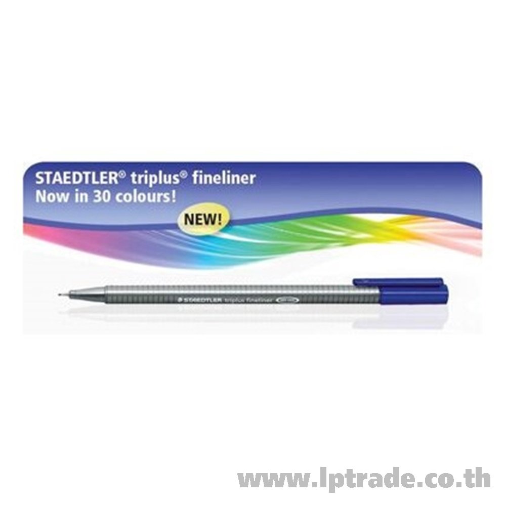 ปากกาหัวเข็ม Staedtler ไตรพลัส 334-3 สีน้ำเงิน