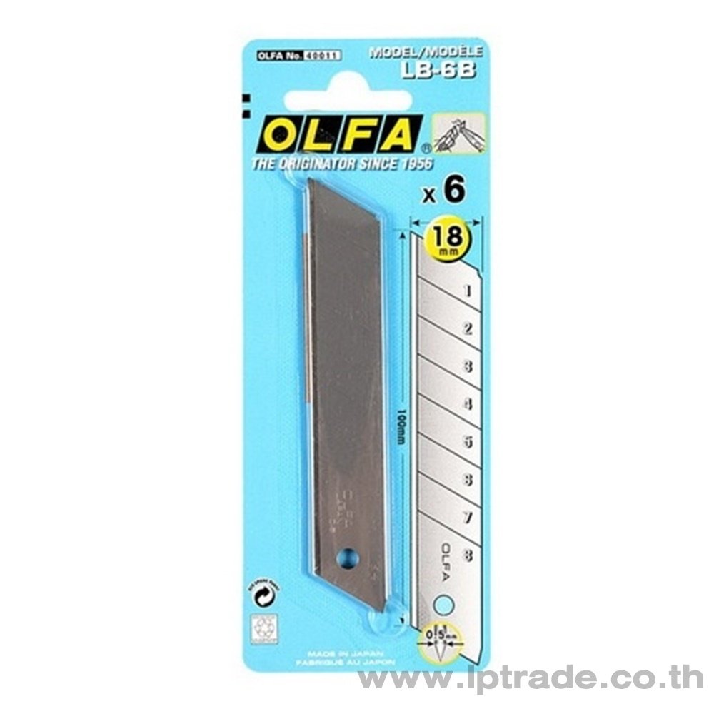 ใบมีดคัตเตอร์ Olfa LB-6B