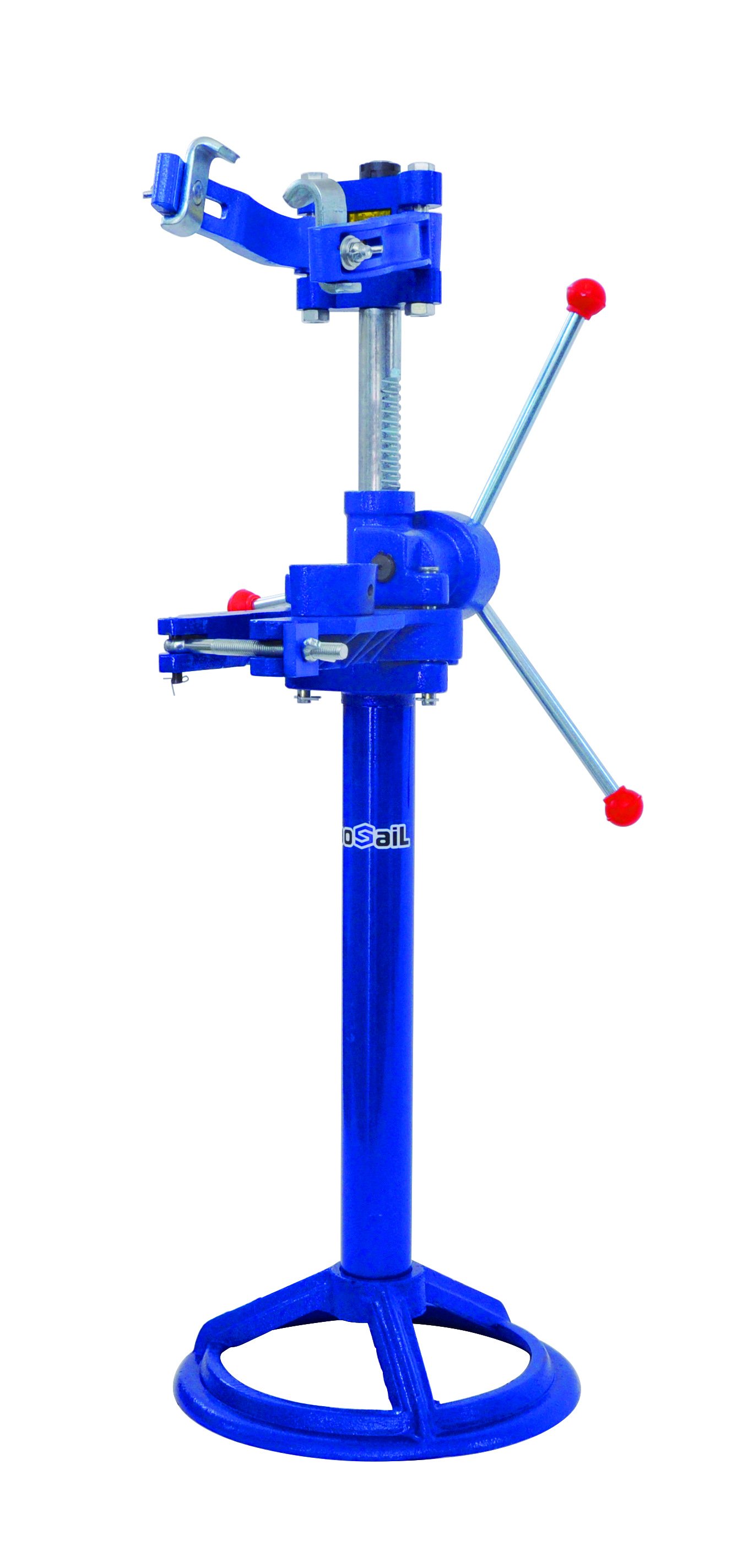 Manual shock spring compressor