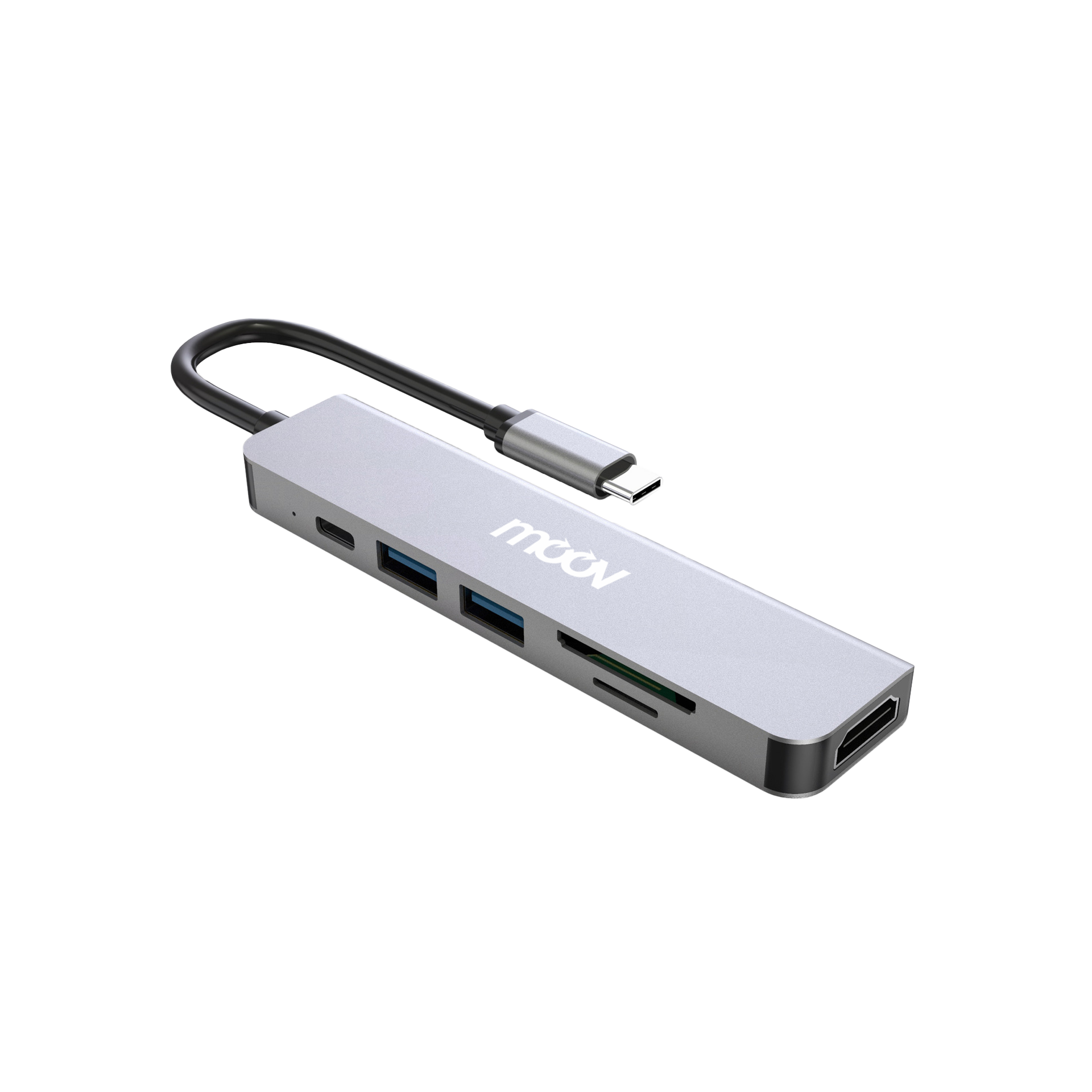Moov HUB04 USB Hub Type C ฮับ 6 in 1
