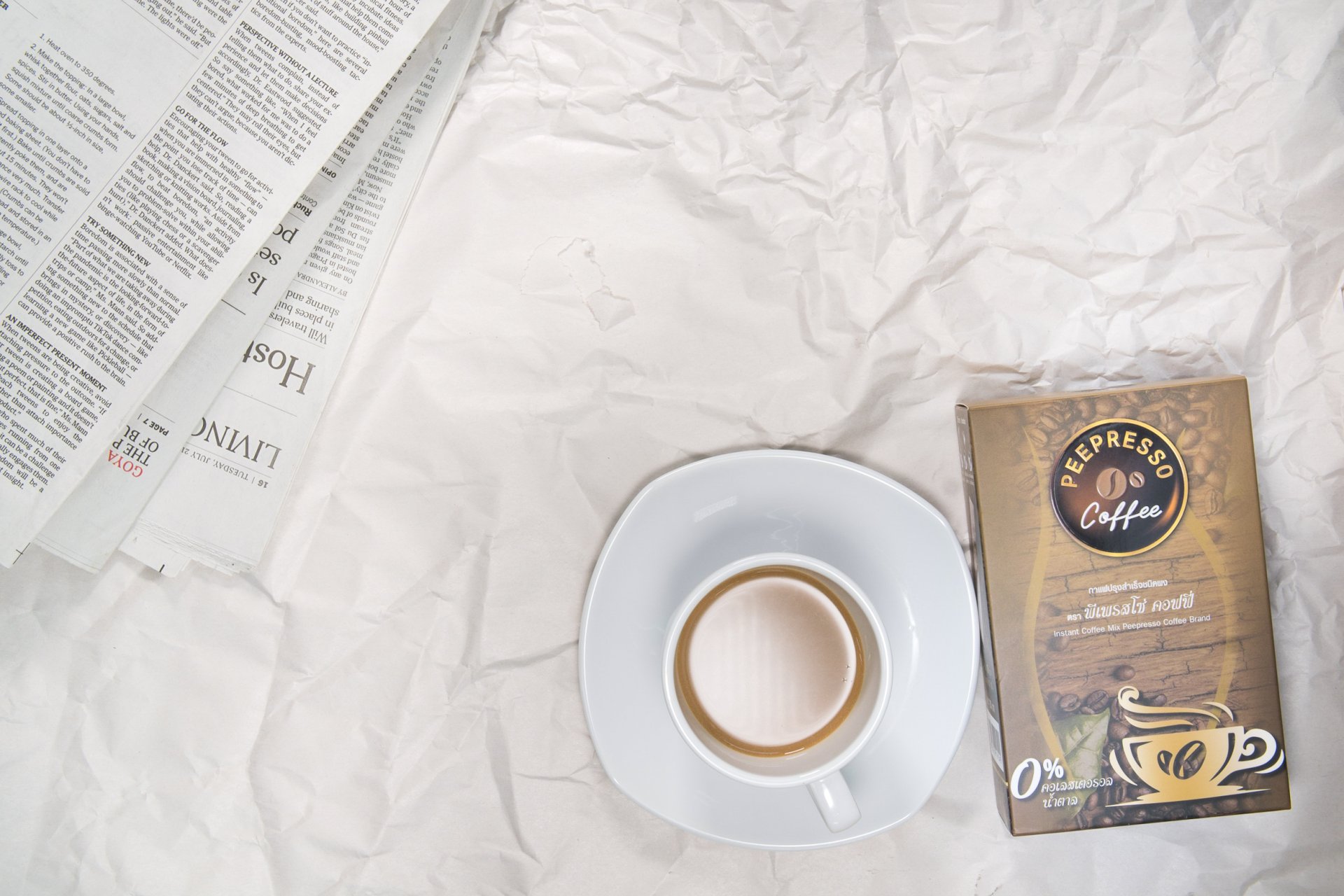Coffee menu