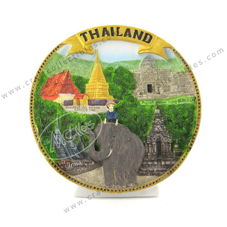 Thailand (Gold Banner) Show Plate