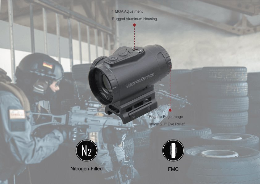 Paragon 3×18 MICRO PRISM SCOPE 3x Prism Scope | Paragon 3x18 Compact Size – Vector Optics