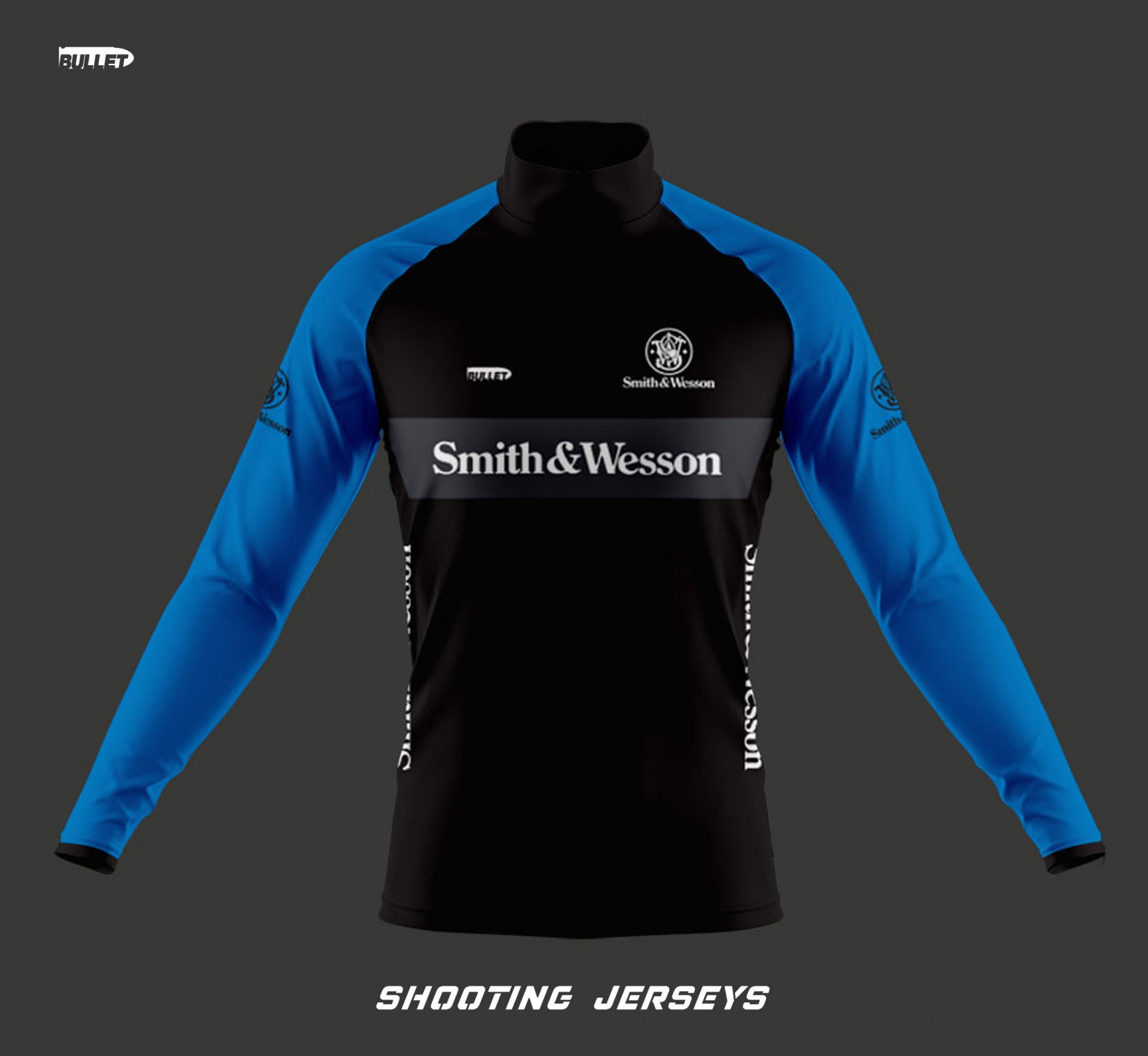 SMITH&WESSON LONG SLEEVE-[BLACK]