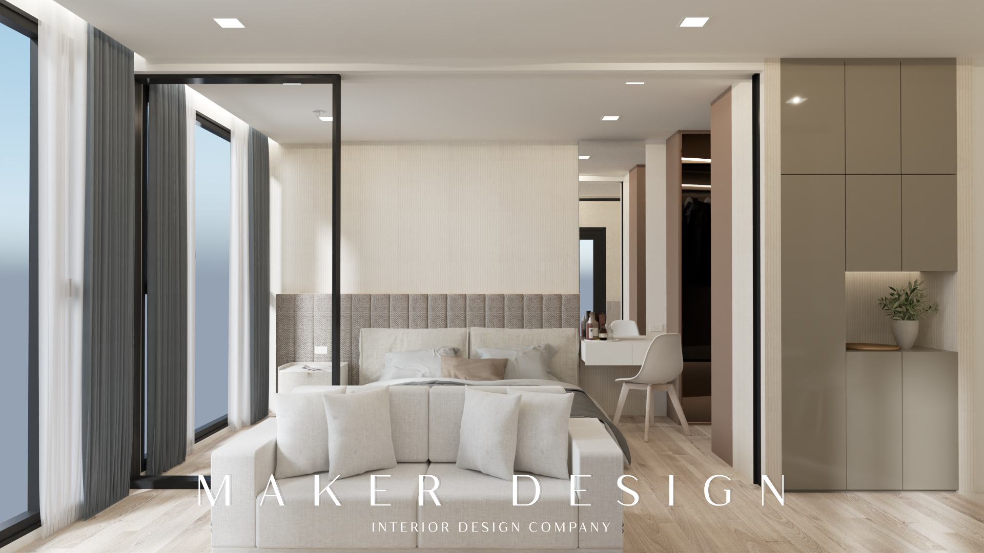 Maker Design | D-19 ออกแบบตกแต่งภายในคอนโด One9Five (ASOKE - RAMA 9)