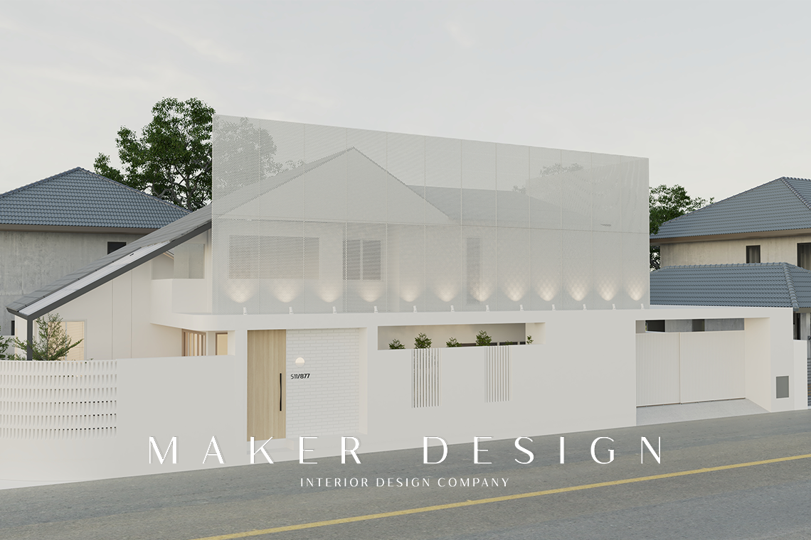Maker Design | D-18 ออกแบบตกแต่งภายในภายนอกบ้าน2ชั้นย่านจรัญฯ