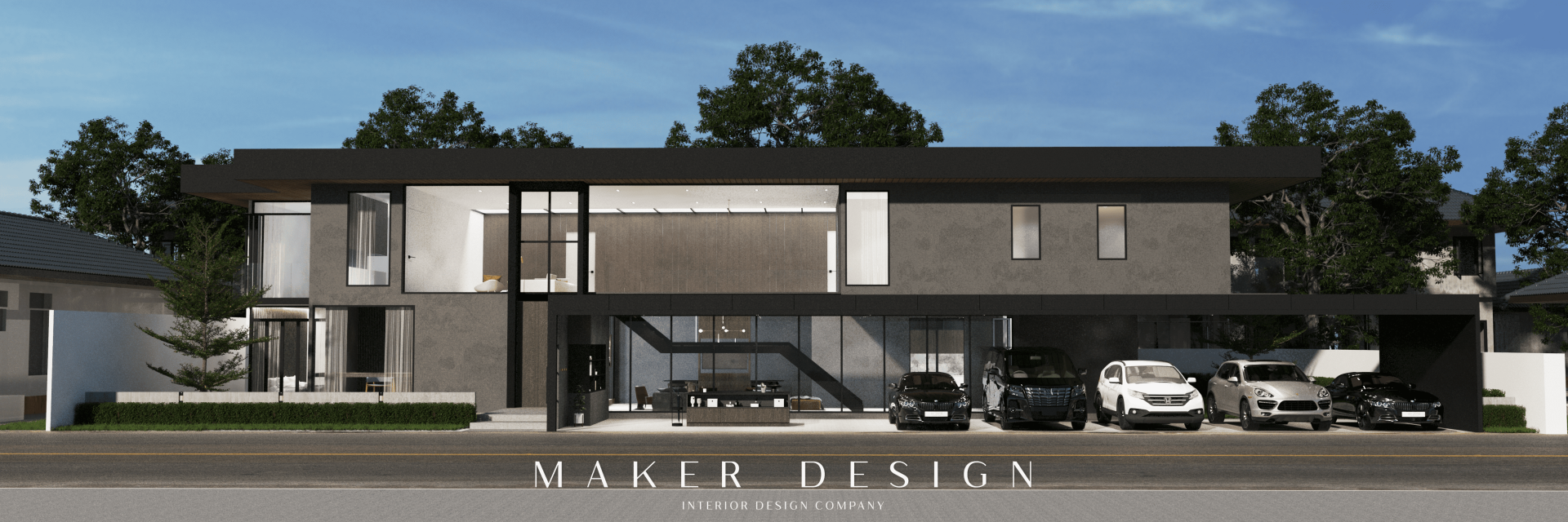 Maker Design | D-17 ออกแบบตกแต่งภายในภายนอกบ้านเขตตลิ่งชัน