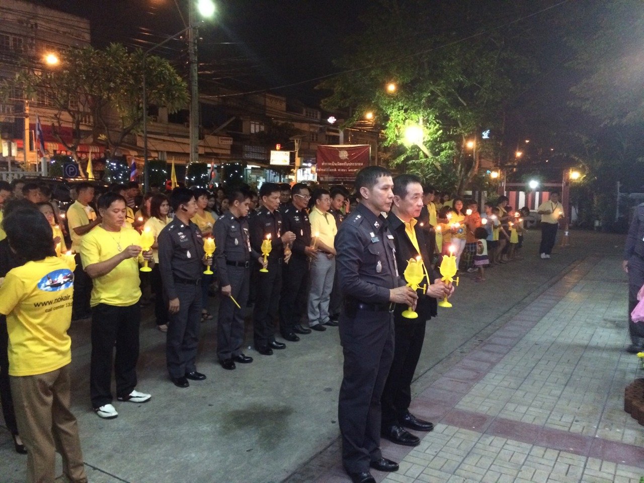 พิธีจุดเทียนชัยถวายพระพรชัยมงคล  5 ธันวามหาราช