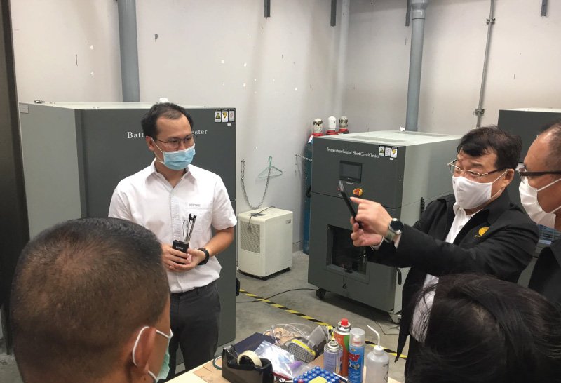 Dr. Pailin Chuchottaworn and Thai NDC officers visit pilot plant (6 Aug 20)
