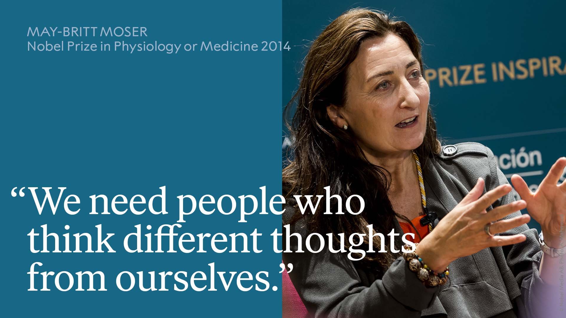 "We need diversity because we need to be creative, and in order to be creative we need people who think different thoughts from ourselves and who dare to challenge us. That is how development happens."