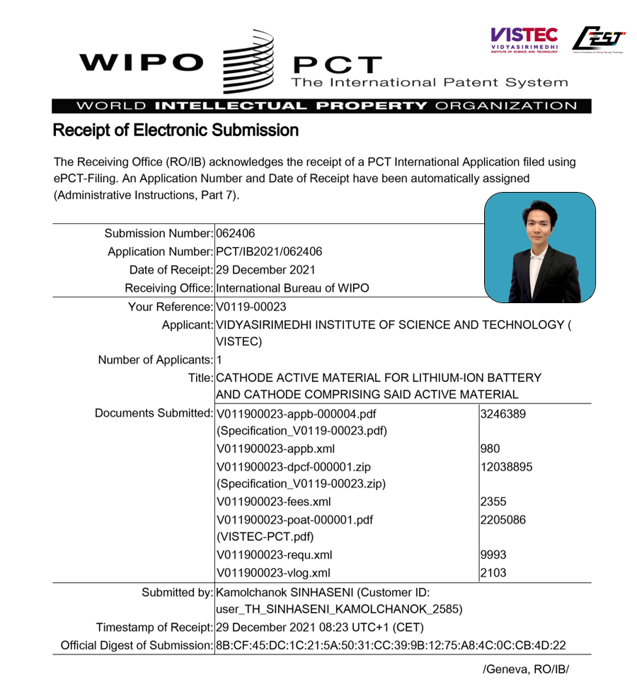 Congratulations to Dr. Poramane Chiochan and his team #FingersCrossed