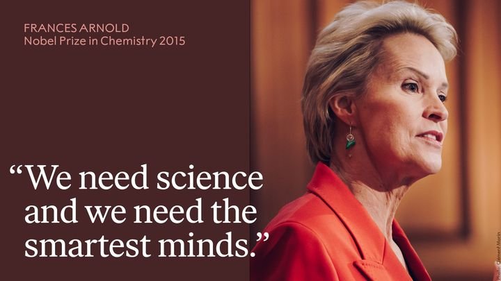 Nobel Prize laureate Frances Arnold conducted the first directed evolution of enzymes, which are proteins that catalyse chemical reactions.