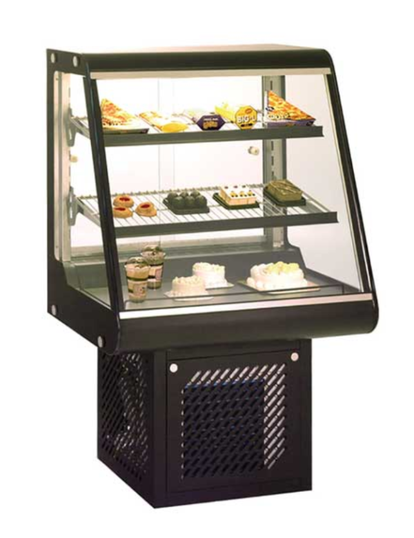 Drop-in refrigerated counter top showcase