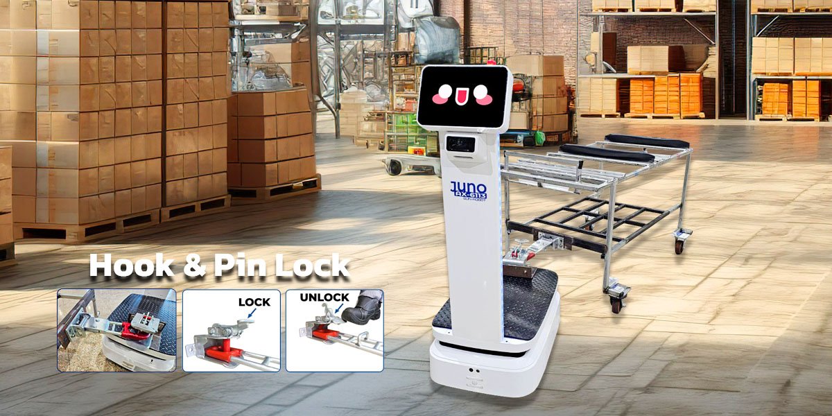 Pin Lock หุ่นยนต์ส่งของ 