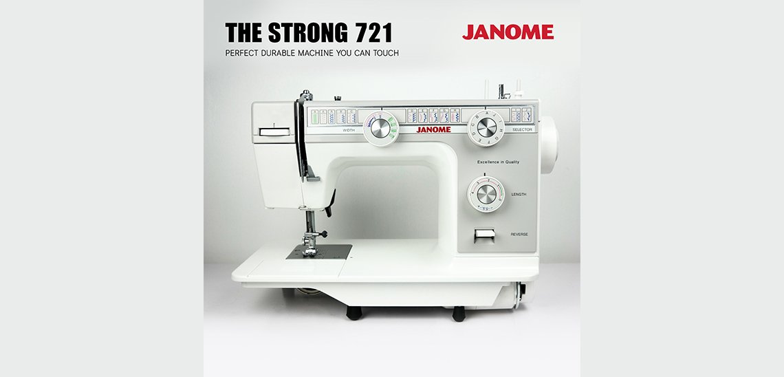 แนะนำการใช้งาน จักรกระเป๋าหิ้ว JANOME 721