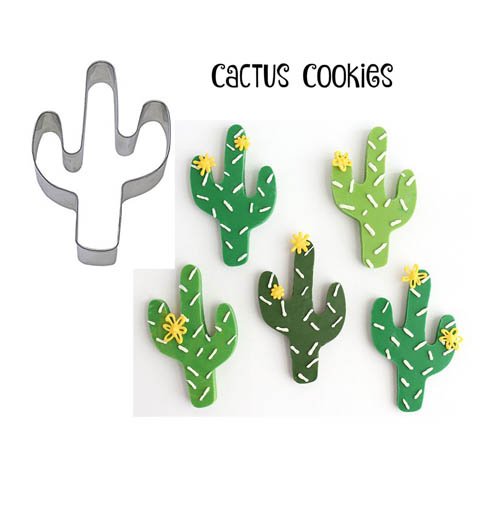 พิมพ์กดคุ้กกี้ กระบองเพชร 1 ชิ้น Cactus Cookies cutter
