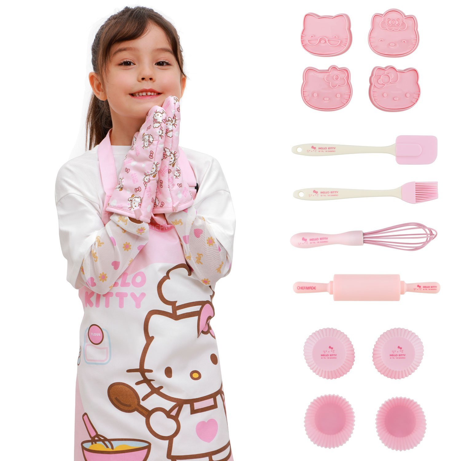 ชุดอุปกรณ์ทำขนมของเด็ก Hello Kitty Kids Baking Set