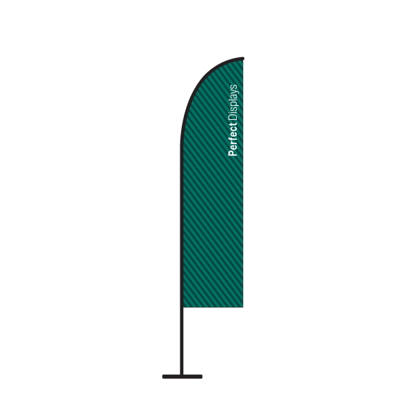 Beach Flag (PC-703B) W75xH340 cm (Total H460 cm)