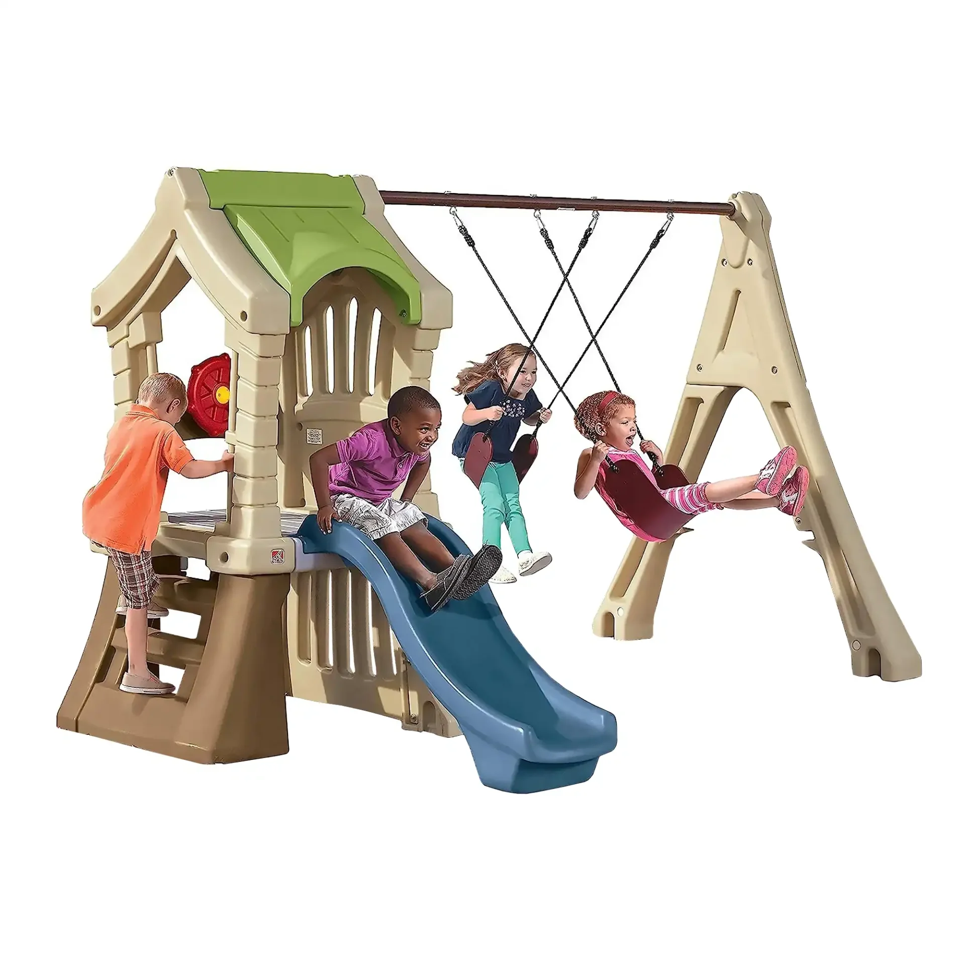 Step2 play up jungle gym and kids swing set deals