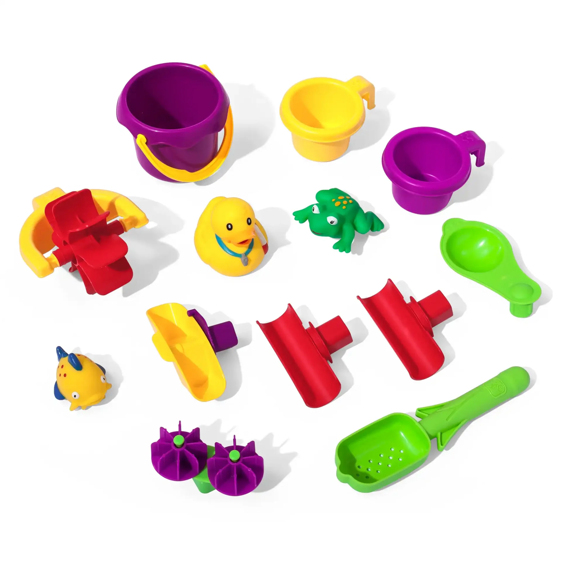 Rain showers splash pond sand and water table on sale