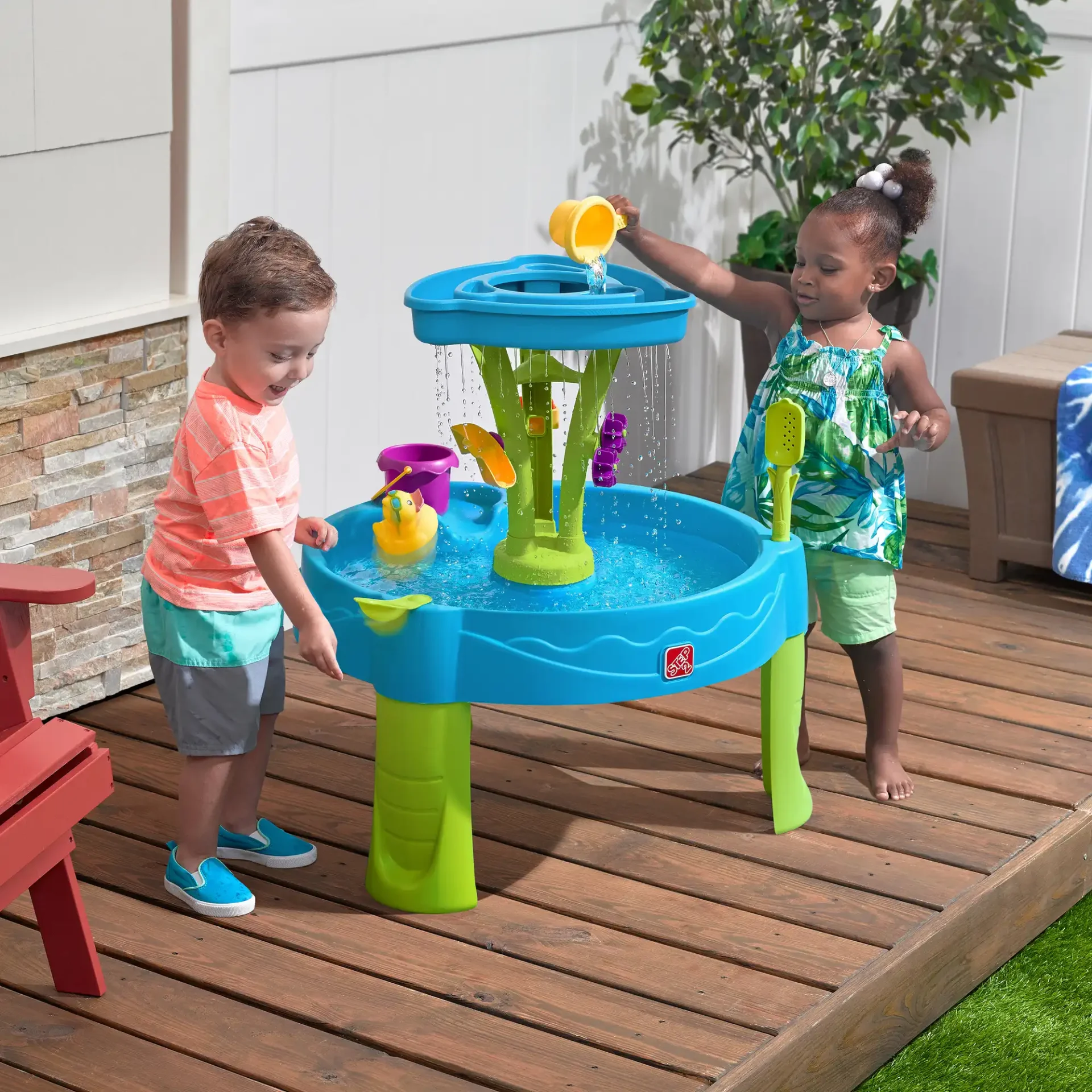 Summer Showers Splash Tower Water Table | Step2Thailand