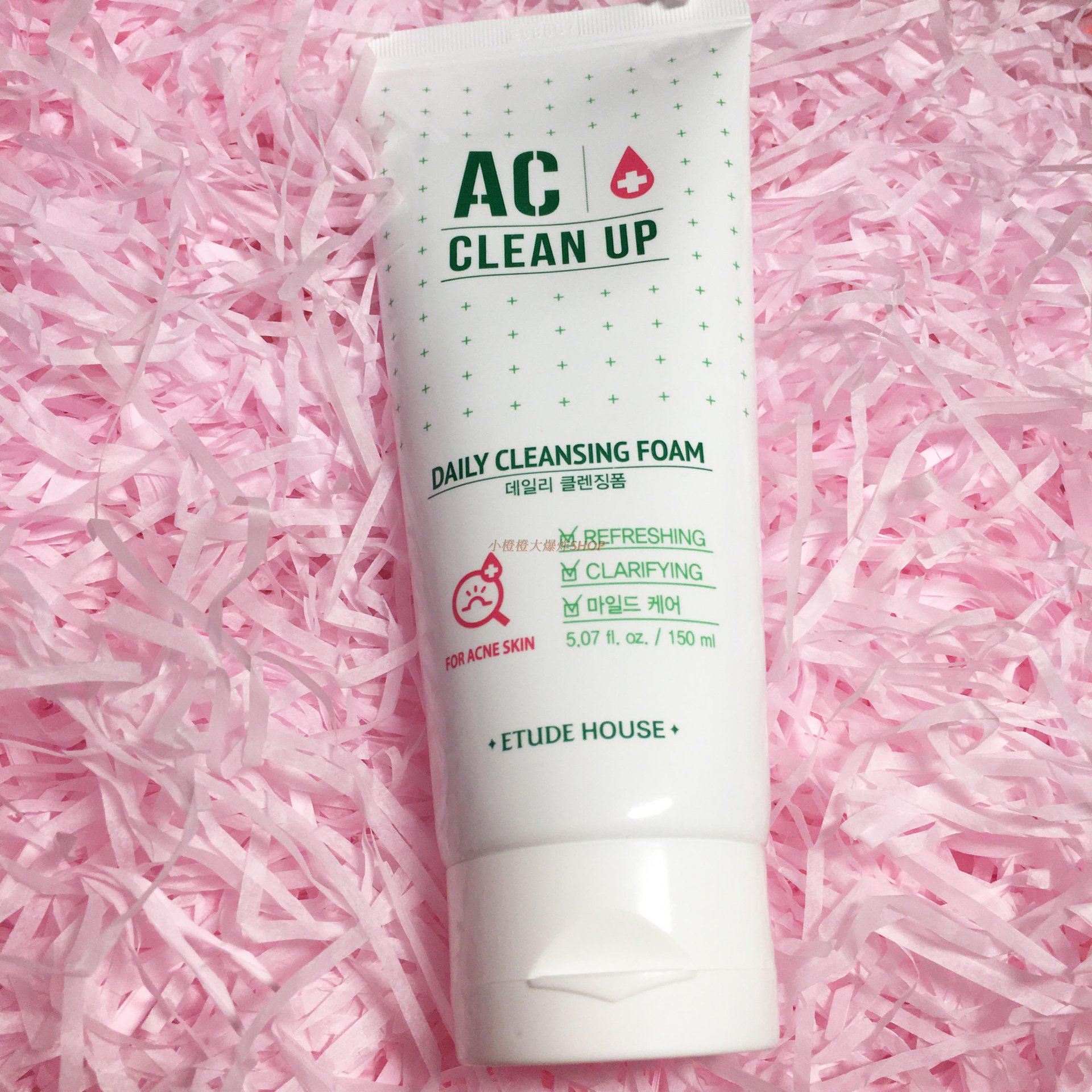 Etude House AC Clean Up Daily Cleansing Foam 150ml.