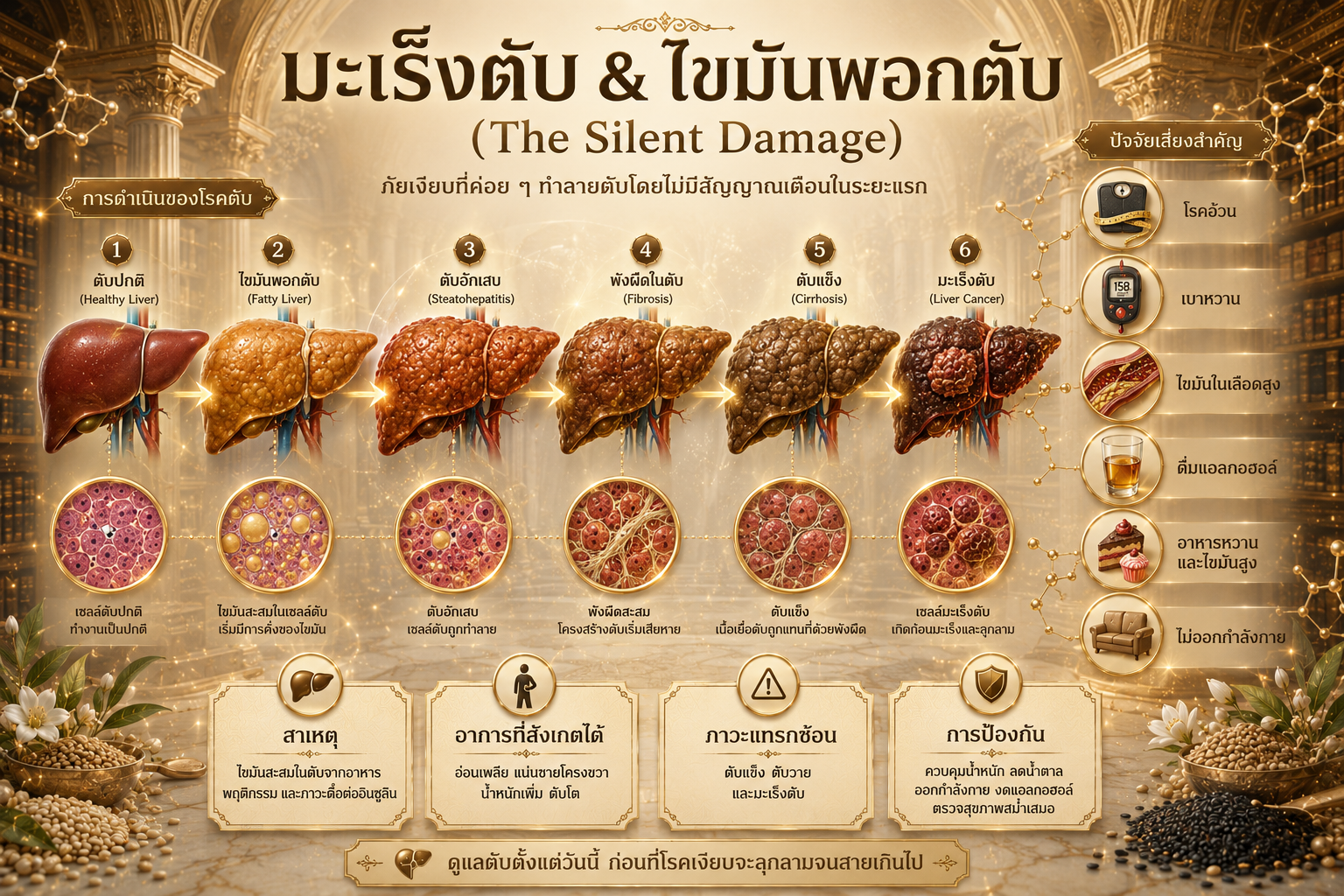 โรคมะเร็งตับและไขมันพอกตับ - Queen of Sesamin โรคมะเร็งตับและไขมันพอกตับ - Queen of Sesamin