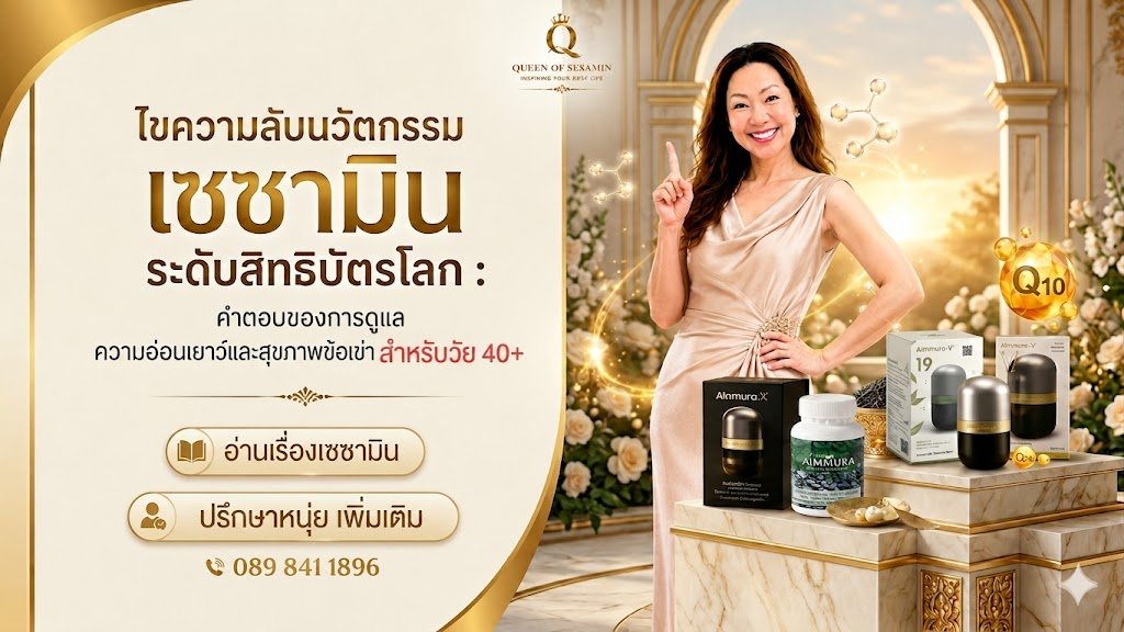 Hero Banner ไขความลับนวัตกรรมเซซามิน ฉบับแก้ไข Hero Banner ไขความลับนวัตกรรมเซซามิน ฉบับแก้ไข