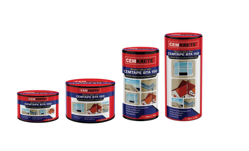 Cemtape BTA150 (Butyl Tape, Multipurpose Adhesive Tape prevent leakage) Cemtape BTA150 (Butyl Tape, Multipurpose Adhesive Tape prevent leakage)