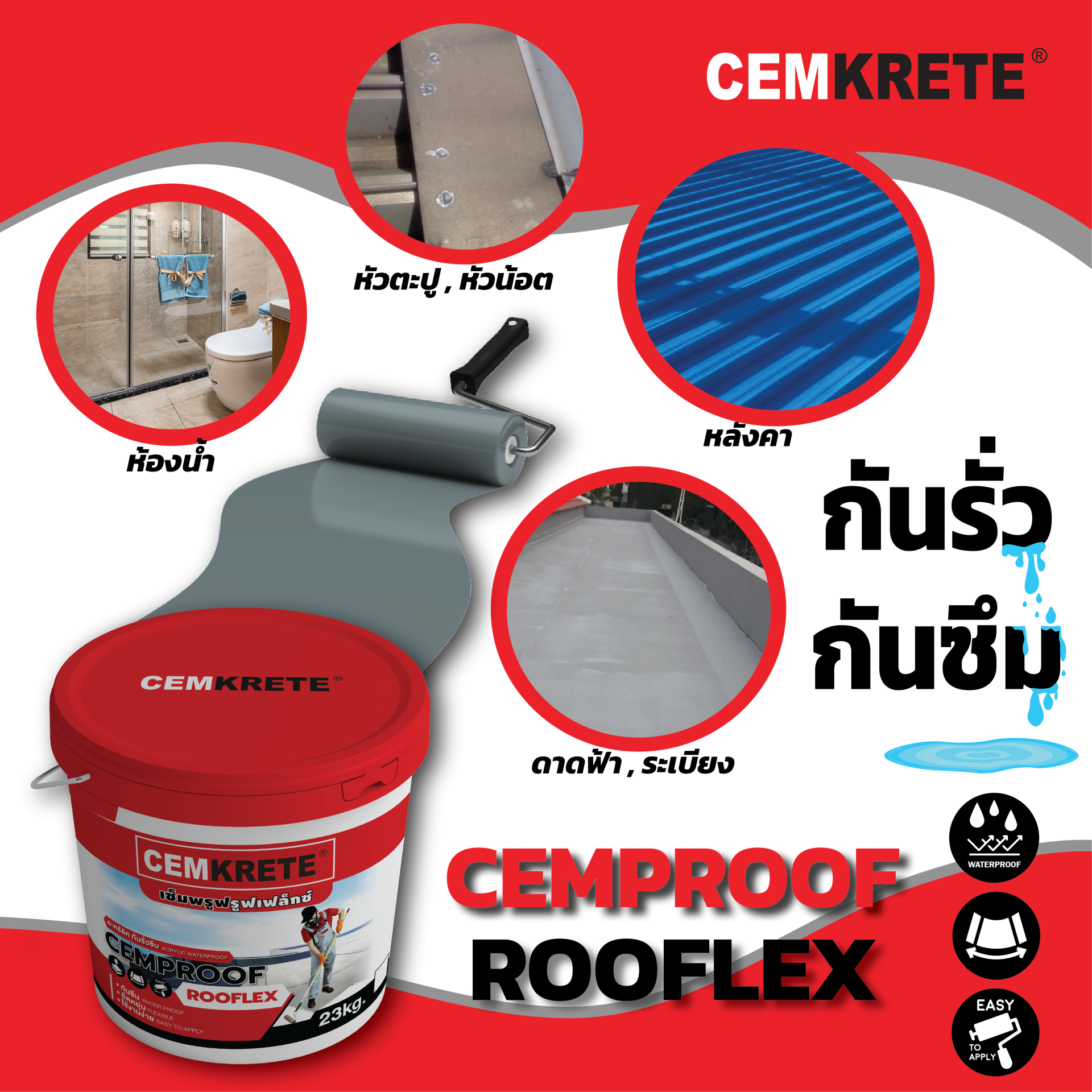 Cemproof rooflex 