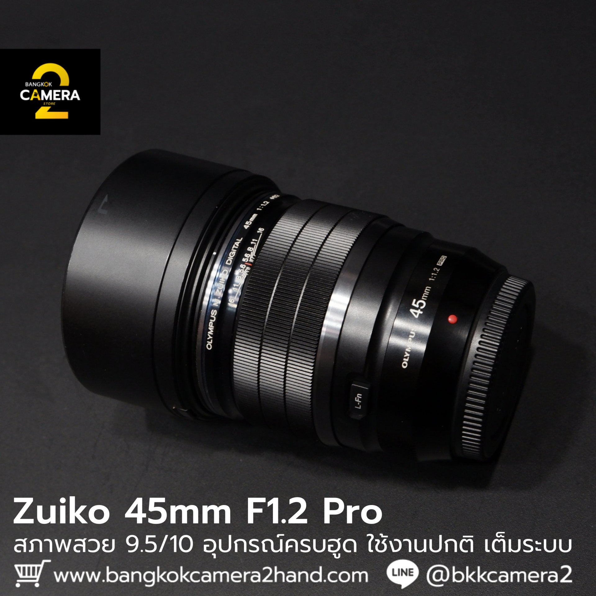Zuiko 45mm F1.2 Pro