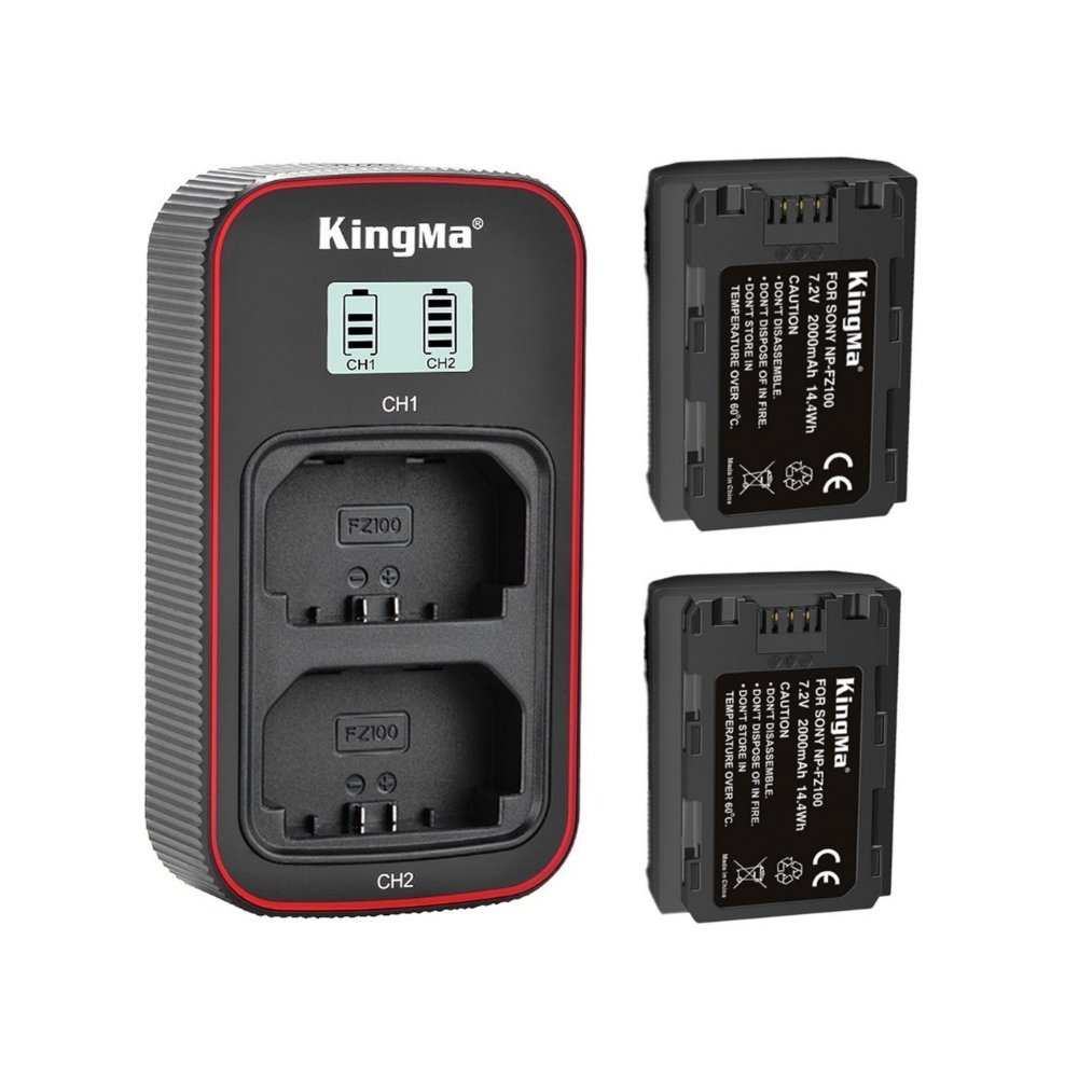 แท่นชาร์จ และ แบตเตอรี่ Kingma For SONY NP-FZ100