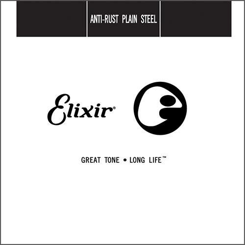 Elixir Anti-Rust Plain Steel Single Guitar Strings
