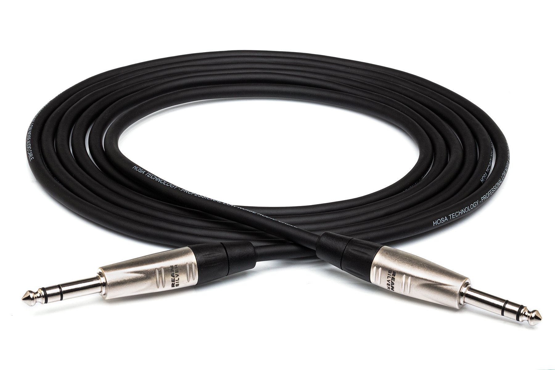 Hosa Pro Balanced Interconnect, Stereo Cable Male 1/4" x 10 ft