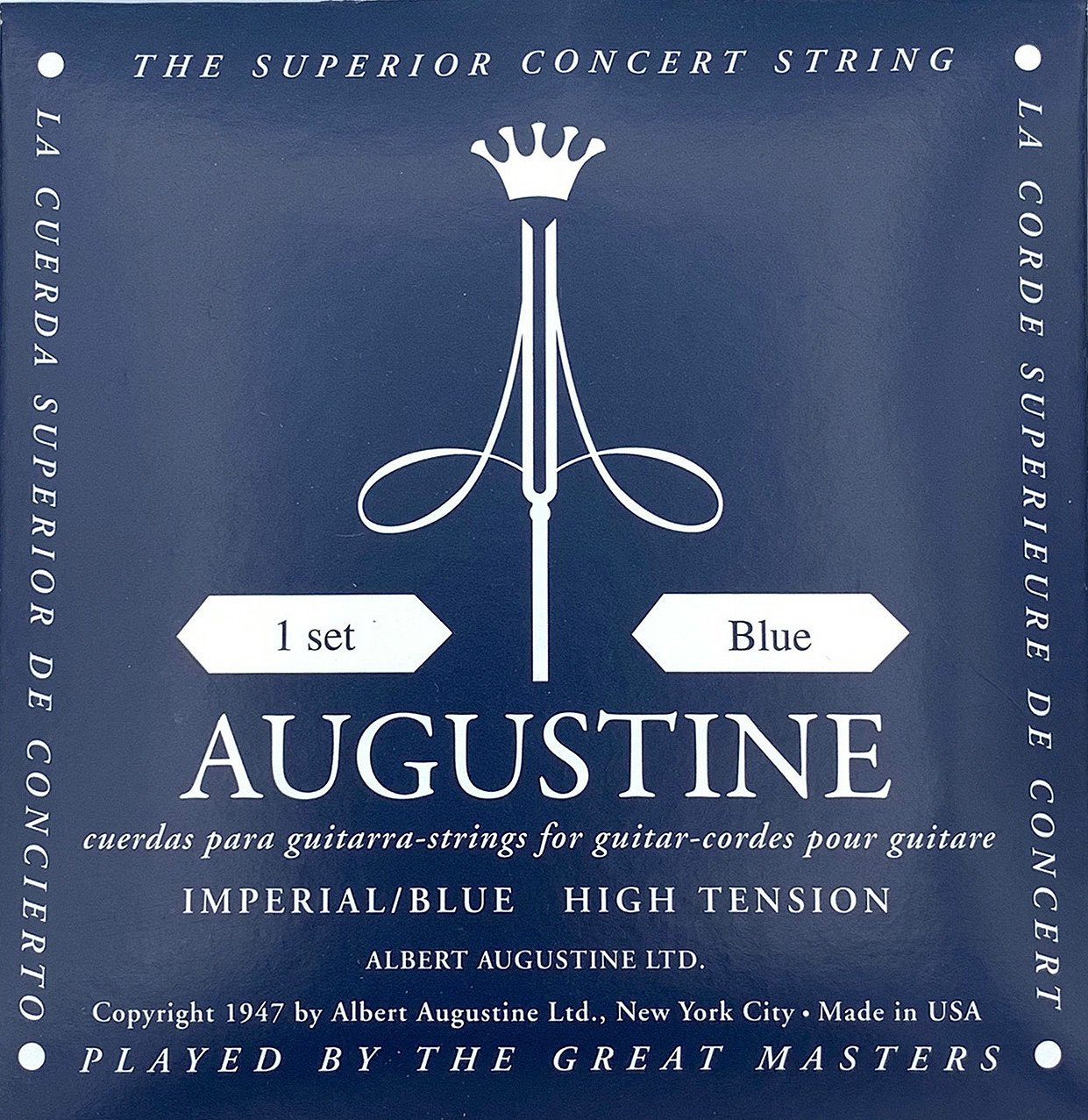 Augustine Nylon Strings Imperial / Blue, High Tension