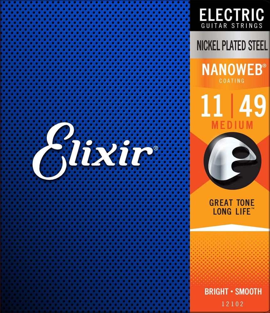 Elixir Electric Srings Nanoweb Medium 11-49