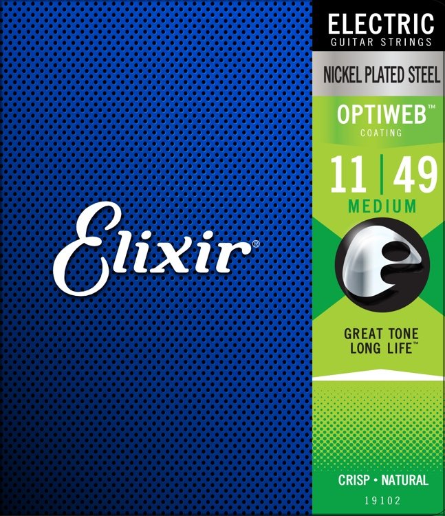 Elixir Electric Srings Optiweb Medium 11-49