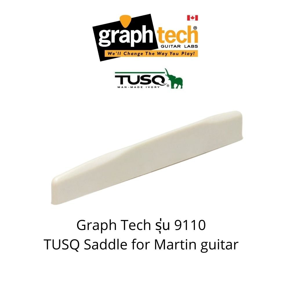 TUSQ Saddle PQ-9110 3/32" Compensated for Martin guitar