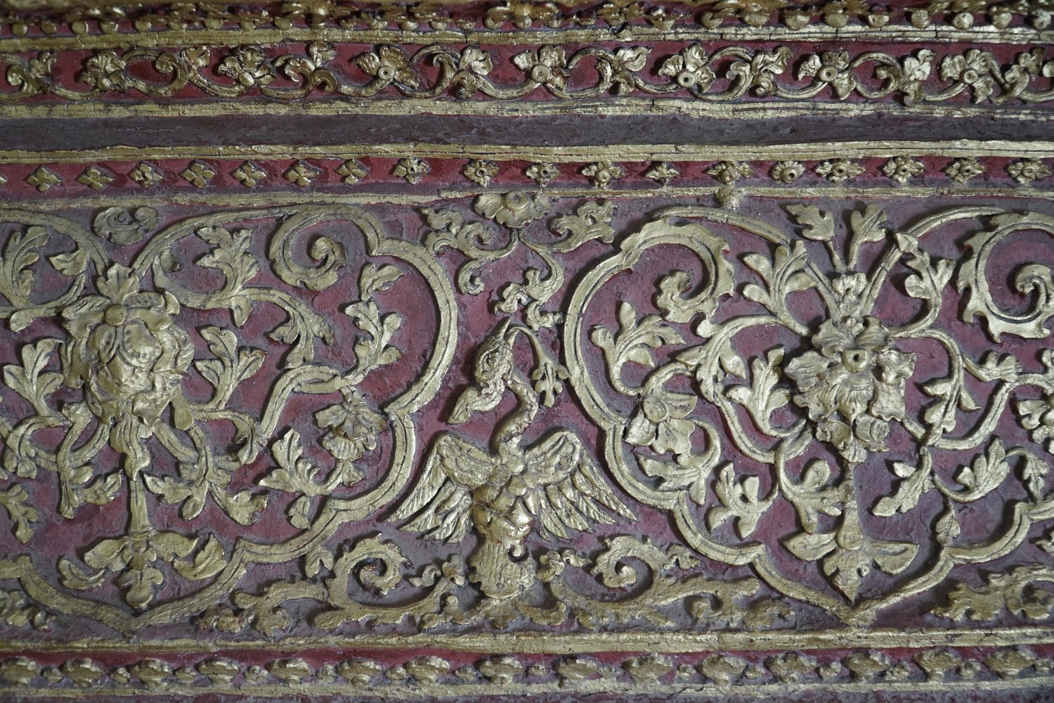 Stucco patterns that appear on religious buildings