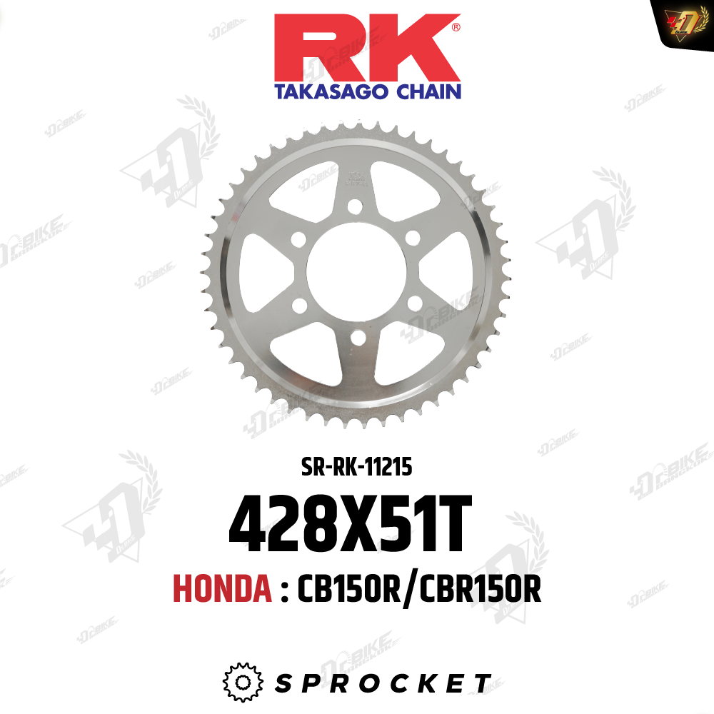 Rear Sprocket RK 428X51T For CB150R