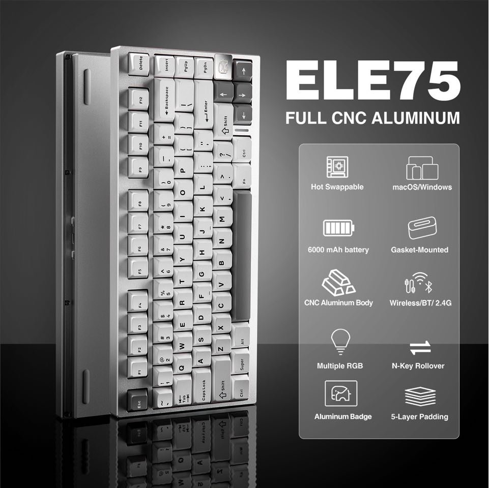 DEKAY ELE75 CNC Aluminum Tri-Mode